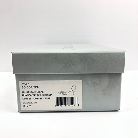 Sole Society Women's WMNS Gold Heels New With Box - Picture 6 of 6